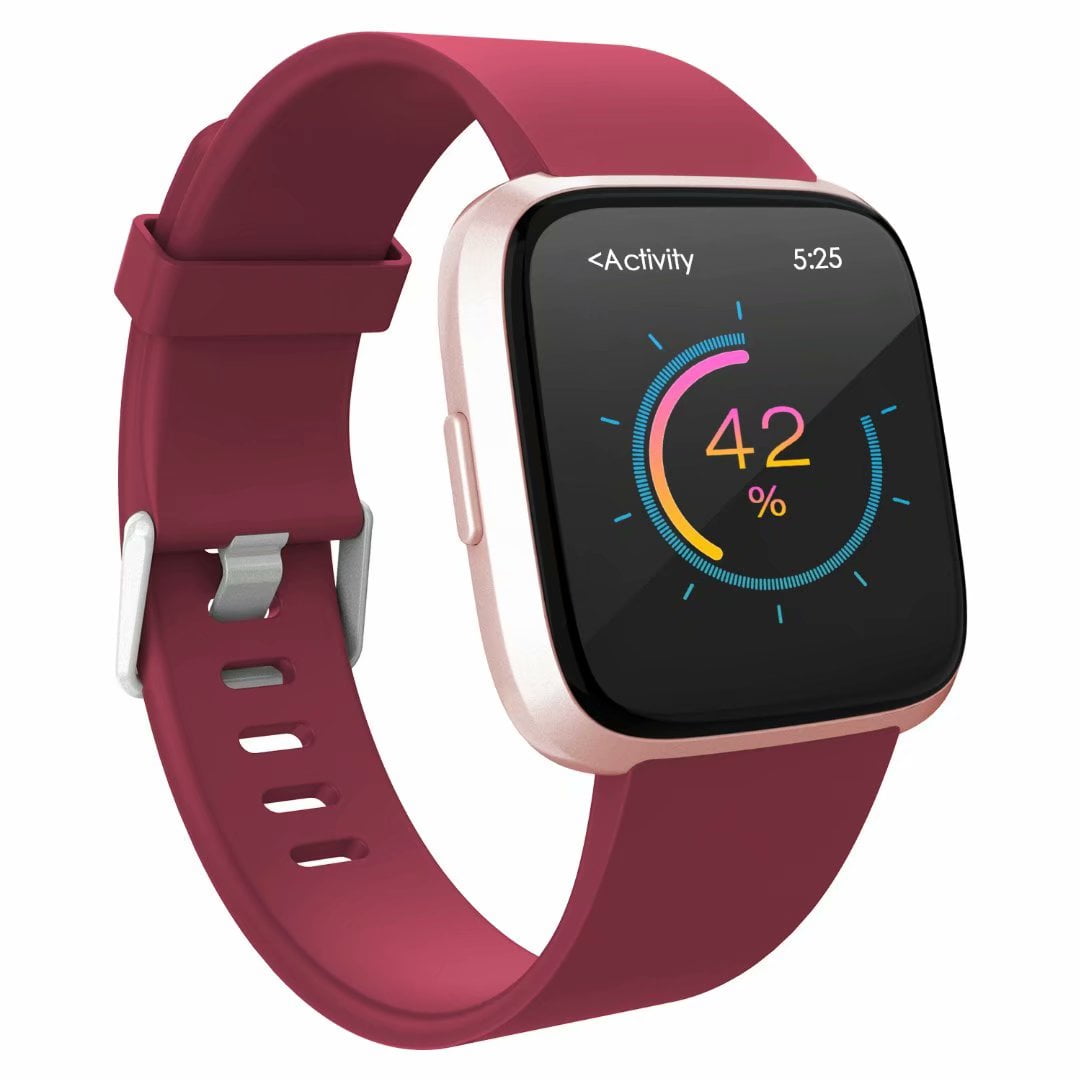 For Fitbit Versa 2/Fitbit Versa/Versa Lite/Versa SE Bands, Classic  Replacement Bands with stainless steel buckle high quality elastomer  Accessories