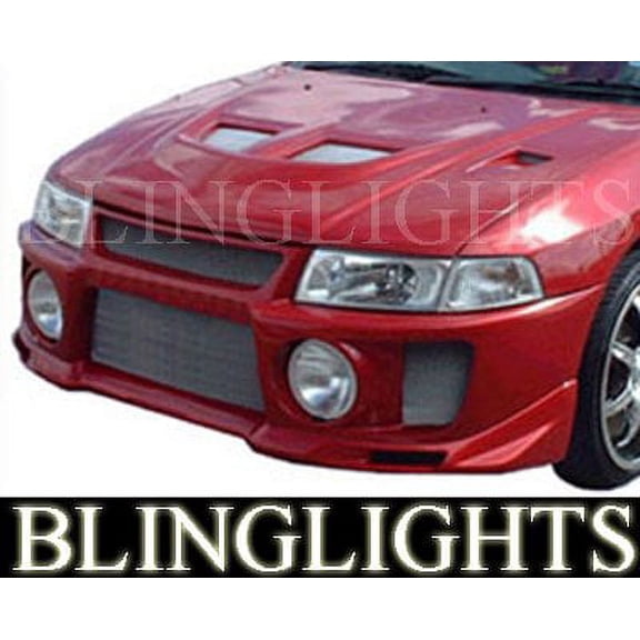 For Fog Lamps Lights for 1997-2002 Mitsubishi Mirage Silk Evo V Body Kit