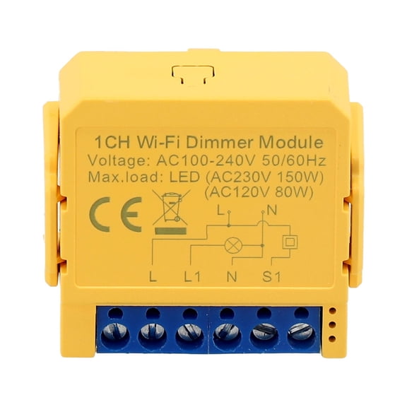 For For Tuya For Smart Dimmer Light Switch Module 1/2 Gang APP Voice control