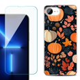 thumbnail image 1 of For For iPhone 16e Phone Case Cover, Shockproof Case with Tempered Glass Screen Protector, by OneToughShield - Autumn Season, 1 of 2
