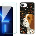 thumbnail image 1 of For For iPhone 16e Phone Case Cover, Shockproof Case with Tempered Glass Screen Protector, by OneToughShield - Beagle, 1 of 2