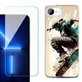 thumbnail image 1 of For For iPhone 16e Phone Case Cover, Shockproof Case with Tempered Glass Screen Protector, by OneToughShield - Skateboarding, 1 of 2