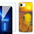 thumbnail image 1 of For For iPhone 16e Phone Case Cover, Shockproof Case with Tempered Glass Screen Protector, by OneToughShield - Sunset, 1 of 2