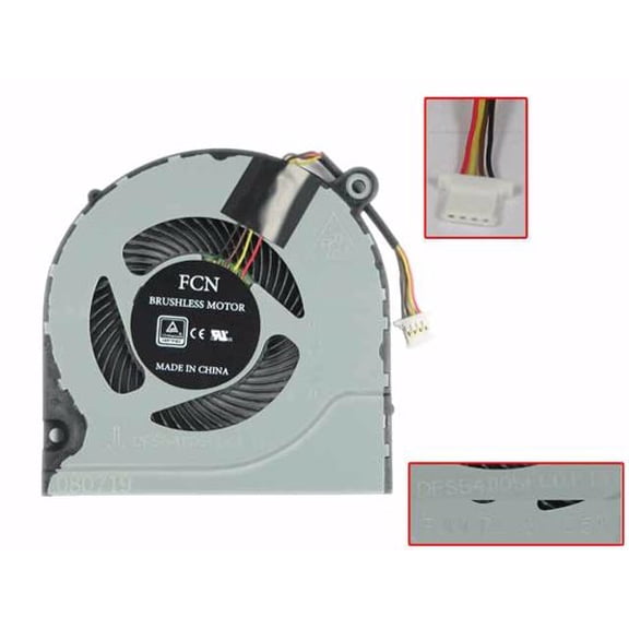 For Forcecon DFS541105FC0T FJN1 DC 5V 0.50A 4-wire Server Cooling Fan