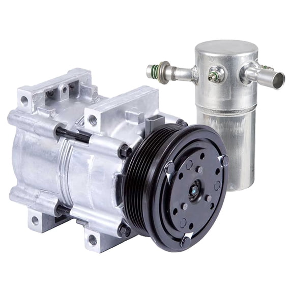 For Ford Aerostar 3.0L 1991 1992 1993 AC Compressor w/ A/C Drier - BuyAutoParts