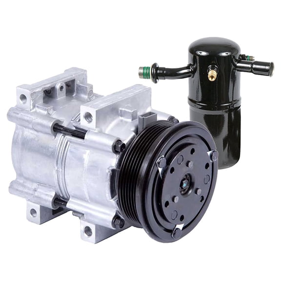 For Ford Aerostar 3.0L 1994 1995 1996 1997 AC Compressor w/ A/C Drier - BuyAutoParts