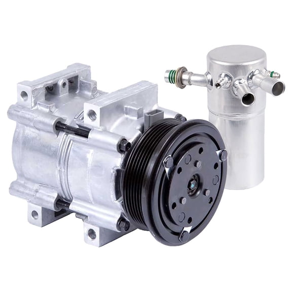 For Ford Aerostar 3.0L 1994 1995 1996 1997 AC Compressor w/ A/C Drier - BuyAutoParts