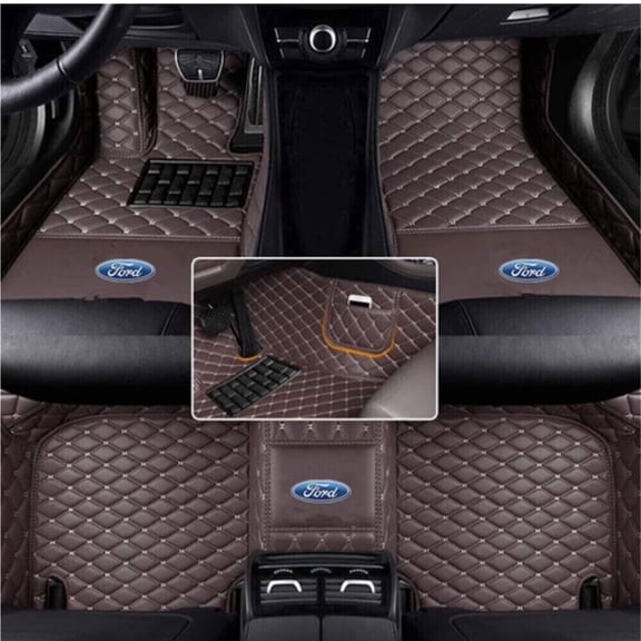 For Ford All Models Car Floor Mats Auto Carpets Cargo Liners Waterproof Leather Custom