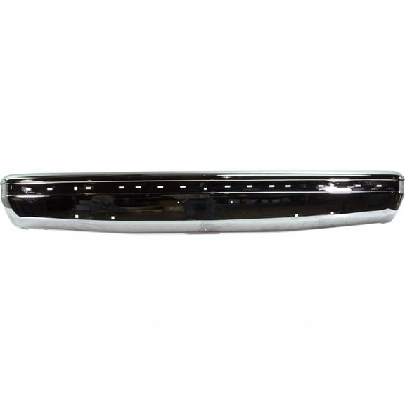 For Ford Bronco 1987 88 89 90 91 92 93 94 95 1996 | 2-Door | Bumper | Front | w/ Molding Holes | Chrome | FO1002210 | E7TZ17757B