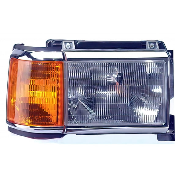 For Ford Bronco 1990 1991 Headlight Assembly Passenger Side | w/ Trim | FO2503105 | 762405596037, 762405623214