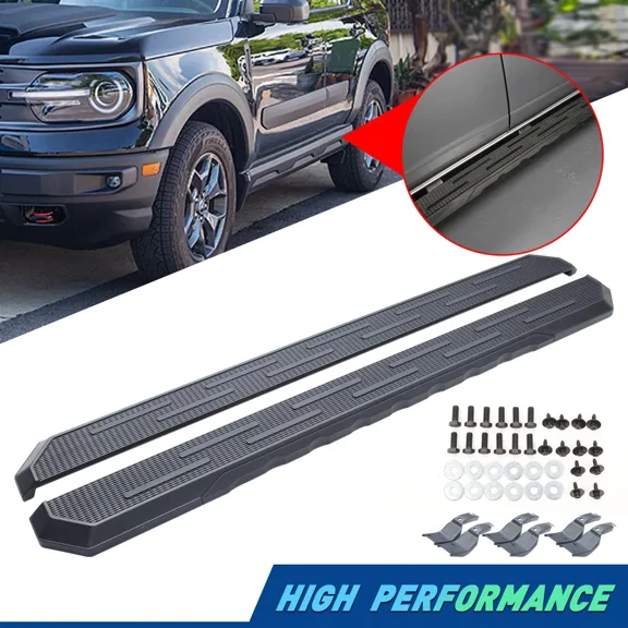 For Ford Bronco 4 Door 2021 2022 2023 Running Boards Side Step Nerf Bars 500lbs