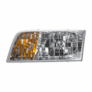CarLights360 For Ford Crown Victoria Headlight Assembly 1998-2011 Driver Side w/ Bulbs DOT Certified FO2502200