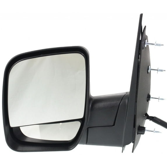 For Ford E-150 2002 03 04 05 2006 Door Mirror Driver Side Power Textured | w/ Dual Glass | Replacement For FO1320276 | 2C2Z17683BAB