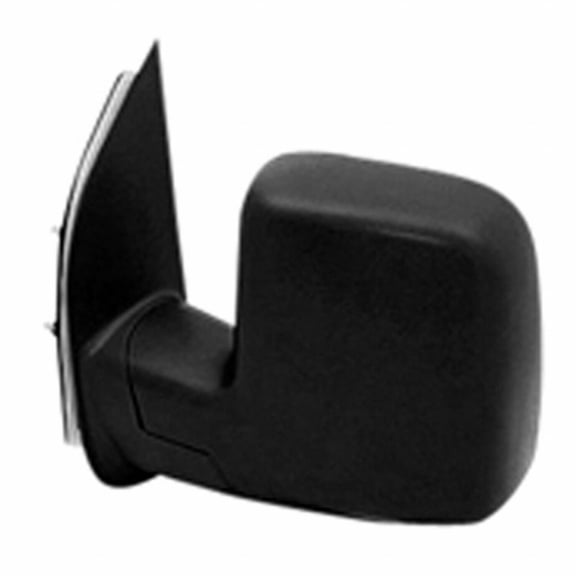 For Ford E-150 2010-2014 Driver Side Door Mirror Outer | Rear | Sail | Manual | w/ Integrated Spotter | Textured Black | FO1320395 | AC2Z17683BA