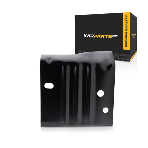 For Ford E-150/E-250 Econoline 1992-2002 Bumper Bracket Driver Side | Front | Steel | Isolator Bracket | Replacement For FO1066145 | F7UZ17B884AA