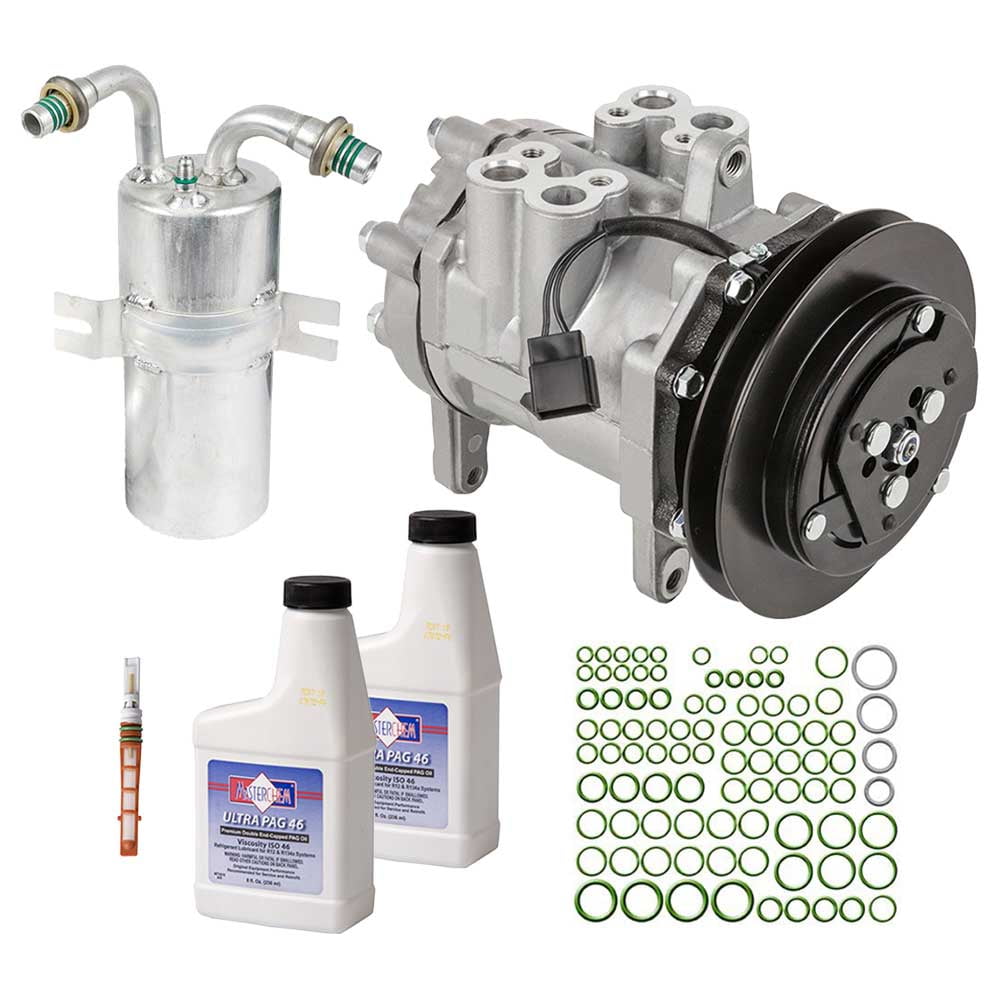 For Ford E-250 E-350 Econoline Club Wagon AC Compressor w/ A/C Repair ...