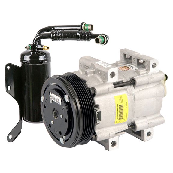 For Ford E-250 E-350 Econoline ClubWagon OEM AC Compressor w/ A/C Drier - BuyAutoParts