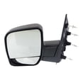 thumbnail image 1 of For Ford E-350 Club Wagon 2003 2004 Door Mirror Driver Side | Manual | Dual Glass | Black | Replacement For 3C2Z-17683-FAA | FO1320253, 1 of 3