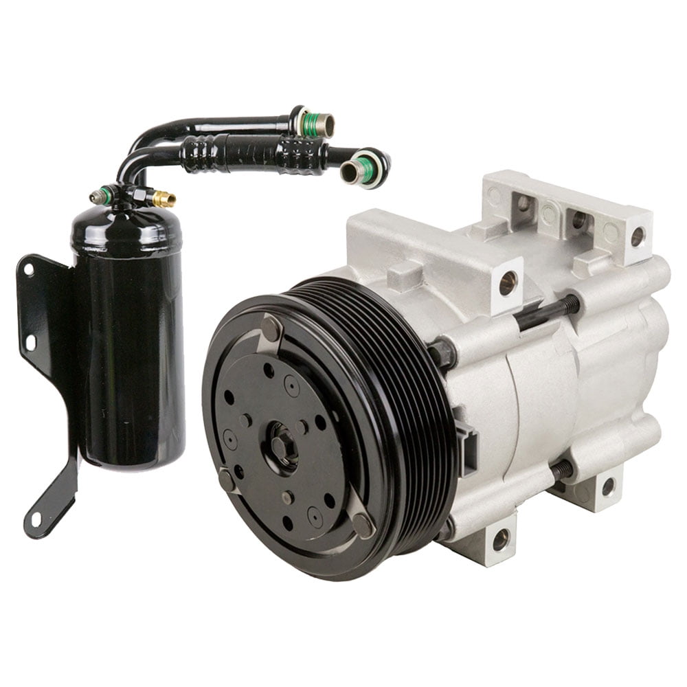 For Ford E-350 Econoline Club Wagon AC Compressor w/ A/C Drier ...