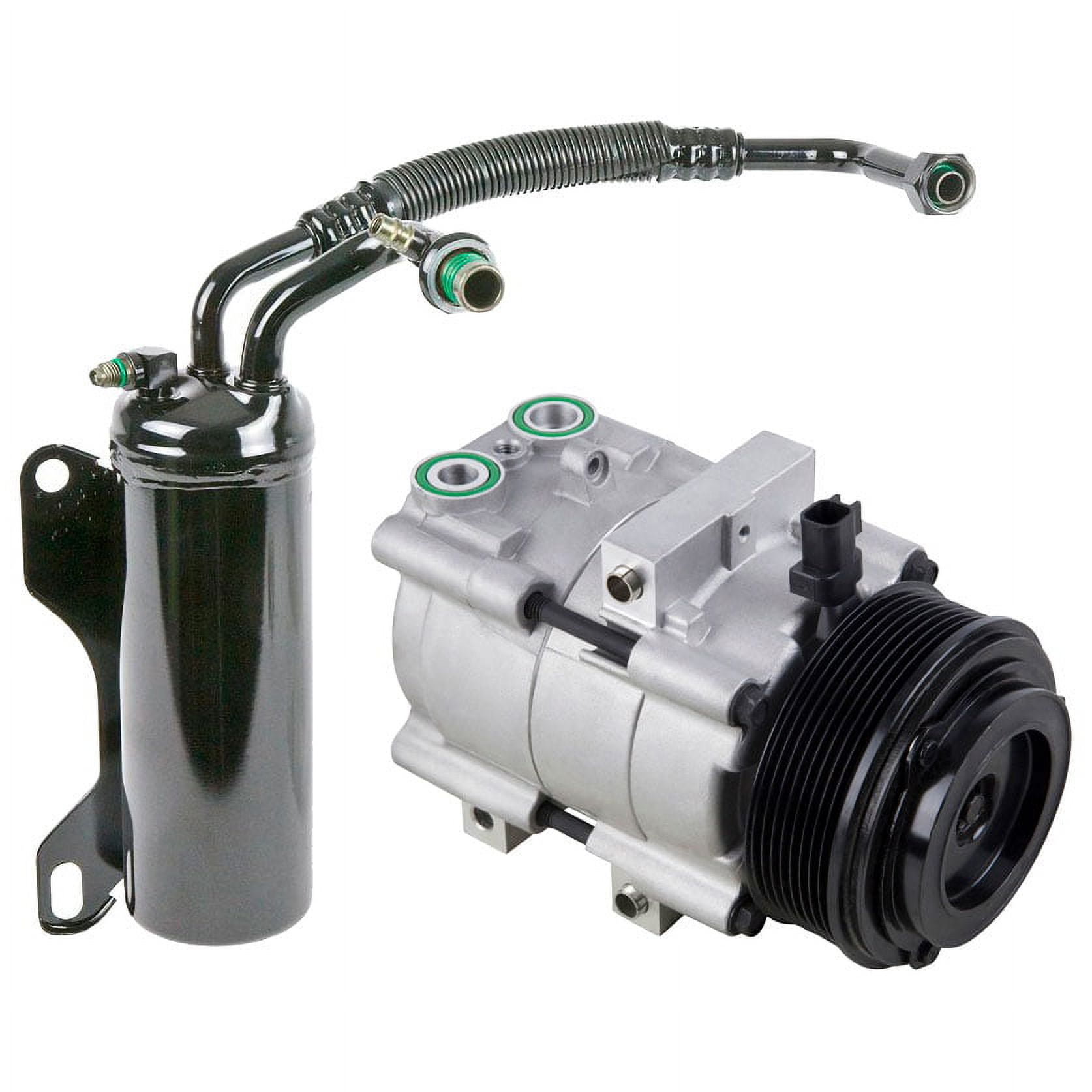 For Ford E-350 Super Duty E-450 Super Duty 07-10 AC Compressor w/ A/C ...