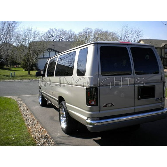 For Ford E-Series E-150 E150 Tinted Taillamps Taillights Tail Lamps Lights Smoked Overlays Tint
