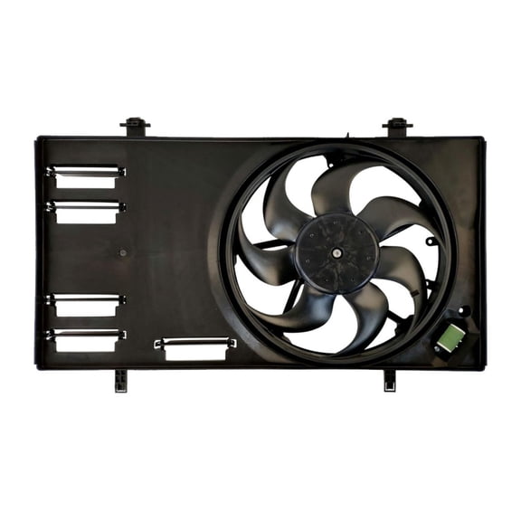 For Ford EcoSport 2018 19 20 21 2022 Radiator Air Conditioning Fan Assembly | Single Fan | With Controller | Replacement For FO3115227 | GN1Z-8C607-B
