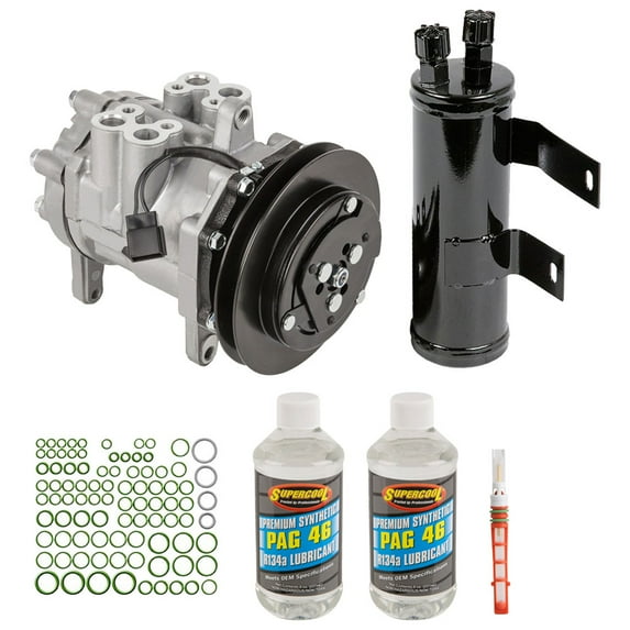 For Ford Econoline(E-100 E-150 E-250) AC Compressor w/ A/C Repair Kit - BuyAutoParts