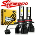 thumbnail image 1 of For Ford Edge 2011 2012 2013 2014 9012 LED Headlight Bulbs High Low Beam 6000K Cool White 2pcs, 1 of 12