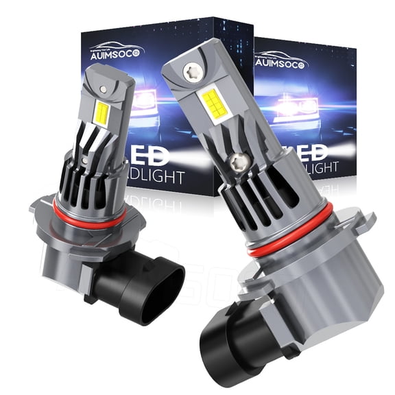 For Ford Edge 2011-2014 CANBUS Ready LED Headlight 9012 HIR2 Bulbs Replacement, Pack of 2 High/Low Beam Super Bright