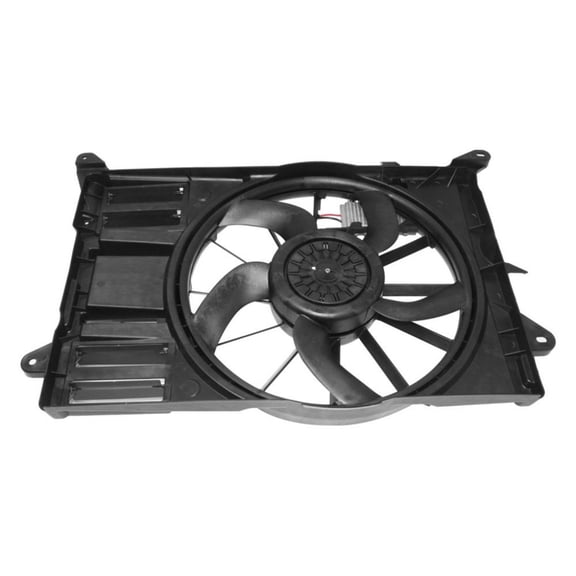 For Ford Edge Cooling Fan Assembly for Radiator / A/C Condenser 2011 12 13 14 2015 2.0L Turbo w/ Fan Control Module For FO3115191 | CT4Z8C607A