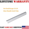 thumbnail image 1 of For Ford Escape 13-19 Front Driver Side Door Handle Grab Trim Molding LH Silver, 1 of 6