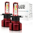 thumbnail image 1 of For Ford Escape 2001 2002 2003 2004 LED Headlight Bulbs 9003 H4 High and Low Beam 2pcs, 1 of 10