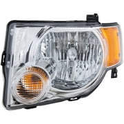 For Ford Escape 2008 09 10 11 2012 Headlight Assembly Driver Side | Clear Lens | Replacement for FO2502229 | 8L8Z13008B
