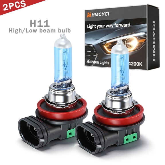 For Ford Escape 2017-2019 with projector Halogen Headlight Bulbs H11 Low Beam/Fog Light Replacement Kit