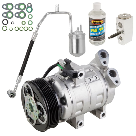 For Ford Escape Mazda Tribute Mercury OEM AC Compressor w/ A/C Repair Kit - BuyAutoParts