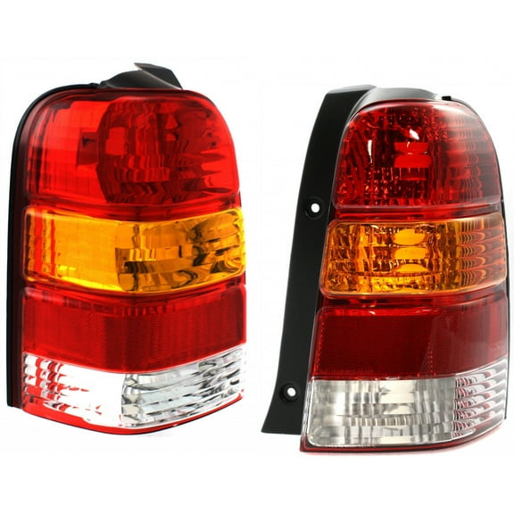 For Ford Escape Tail Light 2001 02 03 04 05 06 2007 Pair Driver and Passenger Side Lens/Housing DOT For FO2818102N
