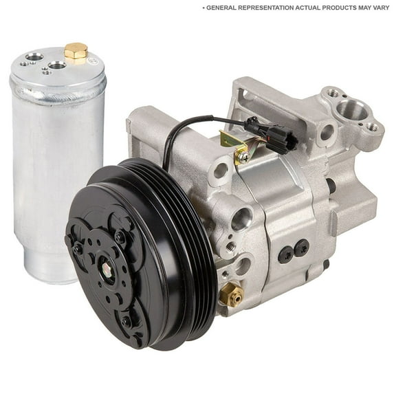 For Ford Escort 1987 1988 1989 AC Compressor w/ A/C Drier - BuyAutoParts