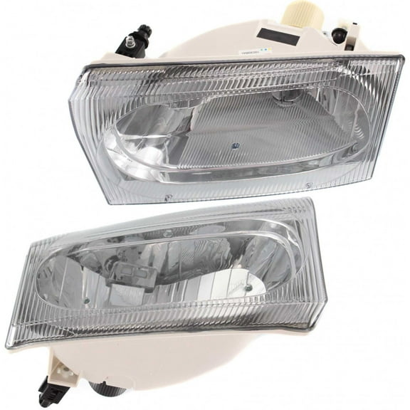 For Ford Excursion Headlight Assembly 2002 2003 2004 Pair Driver and Passenger Side w/ No Boundaries Package For FO2502183 | 2C3Z 13008 AB