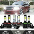 thumbnail image 1 of For Ford Expedition 2003-2006 LED Headlight High Low Beam Fog Light Bulbs Kit 6000K Pure White 6x, 1 of 18