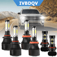 thumbnail image 1 of For Ford Expedition 2019-2020 LED Headlight 9005 High+H11 Low Beam+9145 Fog Light Bulbs Kit 6Pcs 6000K White, 1 of 14