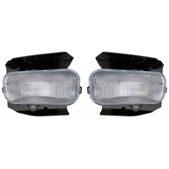 For Ford Expedition Fog Light 1999 00 01 2002 Driver and Passenger Side Pair For FO2592180 | 1L3Z 15200 AB
