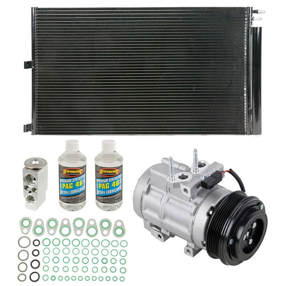 For Ford Expedition Lincoln Nvgtor 07-08 OEM AC Compressor w/ A/C Repair Kit - BuyAutoParts