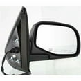 thumbnail image 1 of For Ford Explorer 1999 2000 2001 Door Mirror Passenger Side | Power Heated | Textured Black | Folding | FO1321168 | F5TZ17682C, 1 of 2