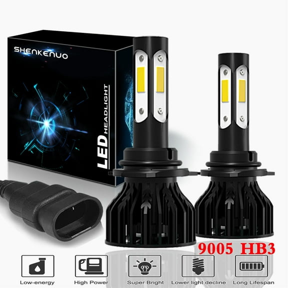 For Ford Explorer 2011-2019 4 side CSP LED Headlight Bulbs,Super Bright LED Conversion Kit 14000LM,9005/HB3 High Beam and Low Beam ,Pack of 2