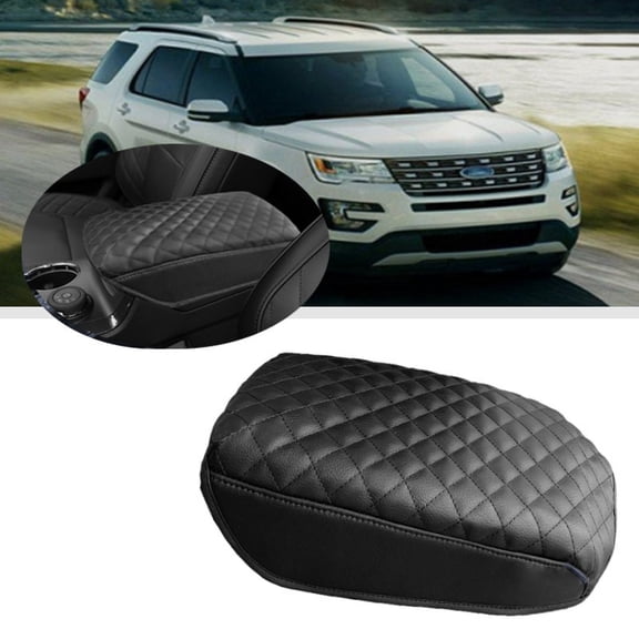 For Ford Explorer 2011-2019 Car Armrest Center Console Box Cover Pad Cushion