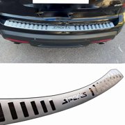 For Ford Explorer 2013-2021 Stainless Steel Car Rear Trunk Foot Plate Protector Accessories