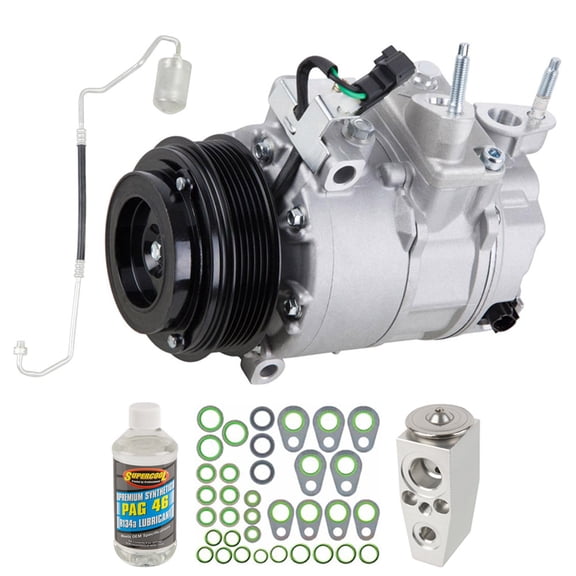 For Ford Explorer 2013 AC Compressor w/ A/C Repair Kit - BuyAutoParts