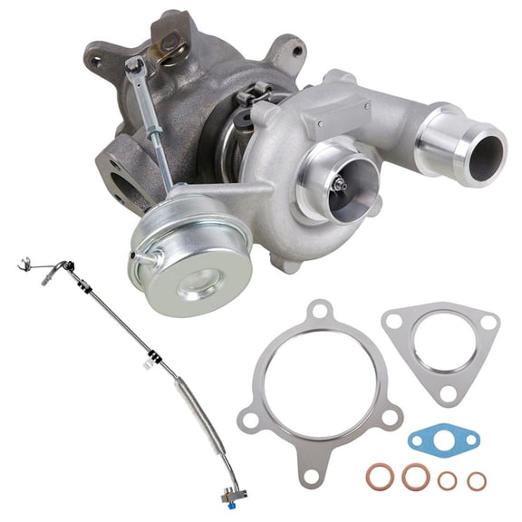 For Ford Explorer Flex Taurus Lincoln MKS MKT 3.5L EcoBoost V6 Stigan Turbo w/ Turbocharger Gaskets & Oil Line - BuyAutoParts