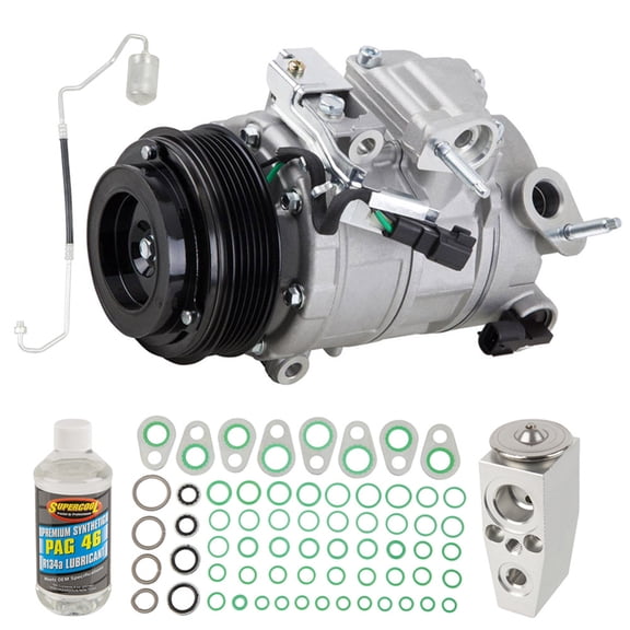 For Ford Explorer & Police Interceptor Sedan AC Compressor w/ A/C Repair Kit - BuyAutoParts