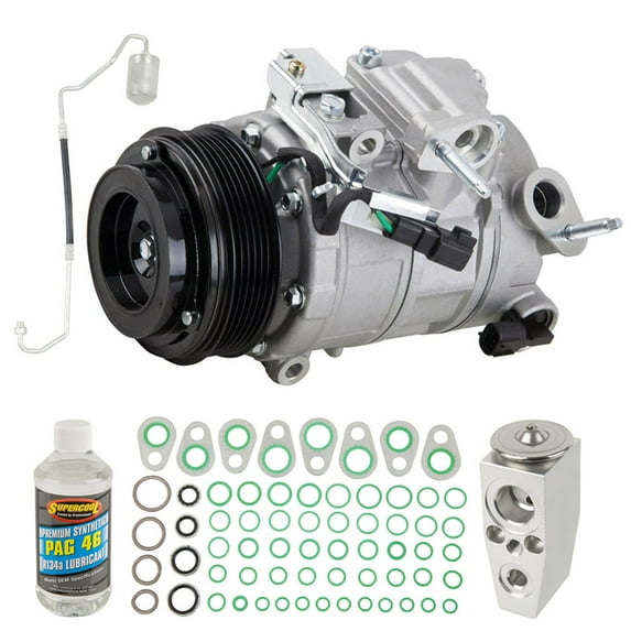 For Ford Explorer & Police Interceptor Sedan AC Compressor w/ A/C Repair Kit - BuyAutoParts
